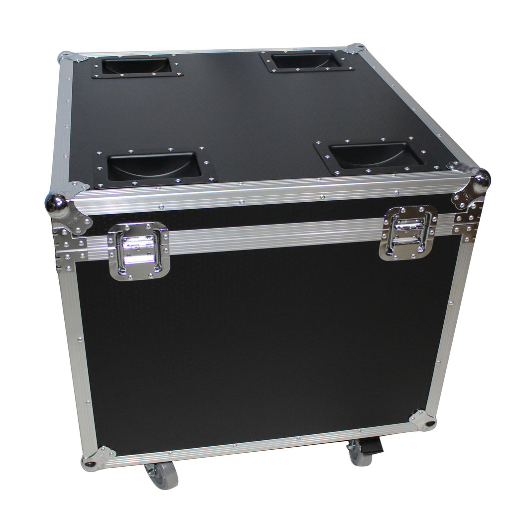 ATA Utility Flight Travel Heavy-Duty Storage Road Case with 4" in casters – 29.5"x29.5"x29" Exterior