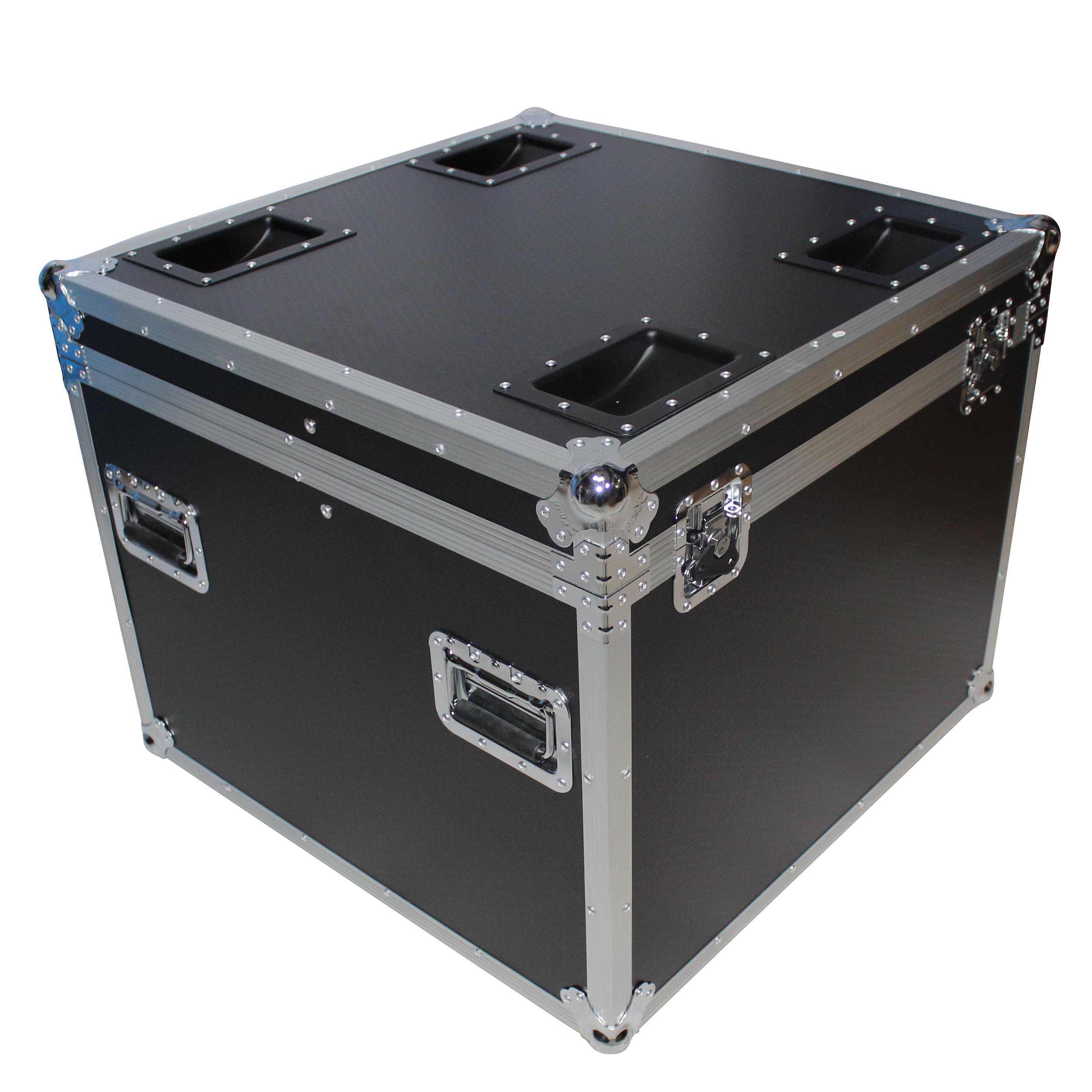 ATA Utility Flight Travel Heavy-Duty Storage Road Case with 4" in casters – 29.5"x29.5"x29" Exterior