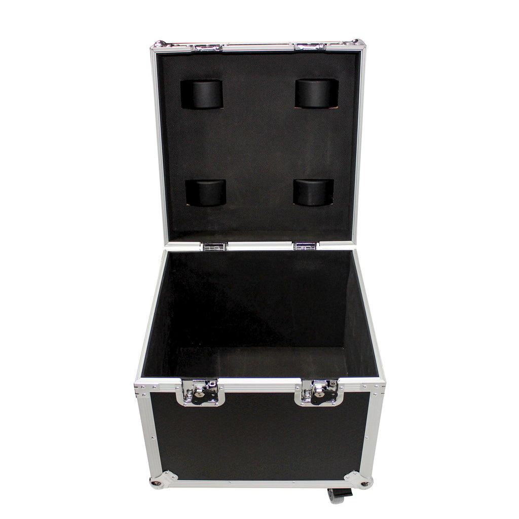 ATA Utility Flight Travel Heavy-Duty Storage Road Case with 4" in casters – 20"x20"x17" Exterior