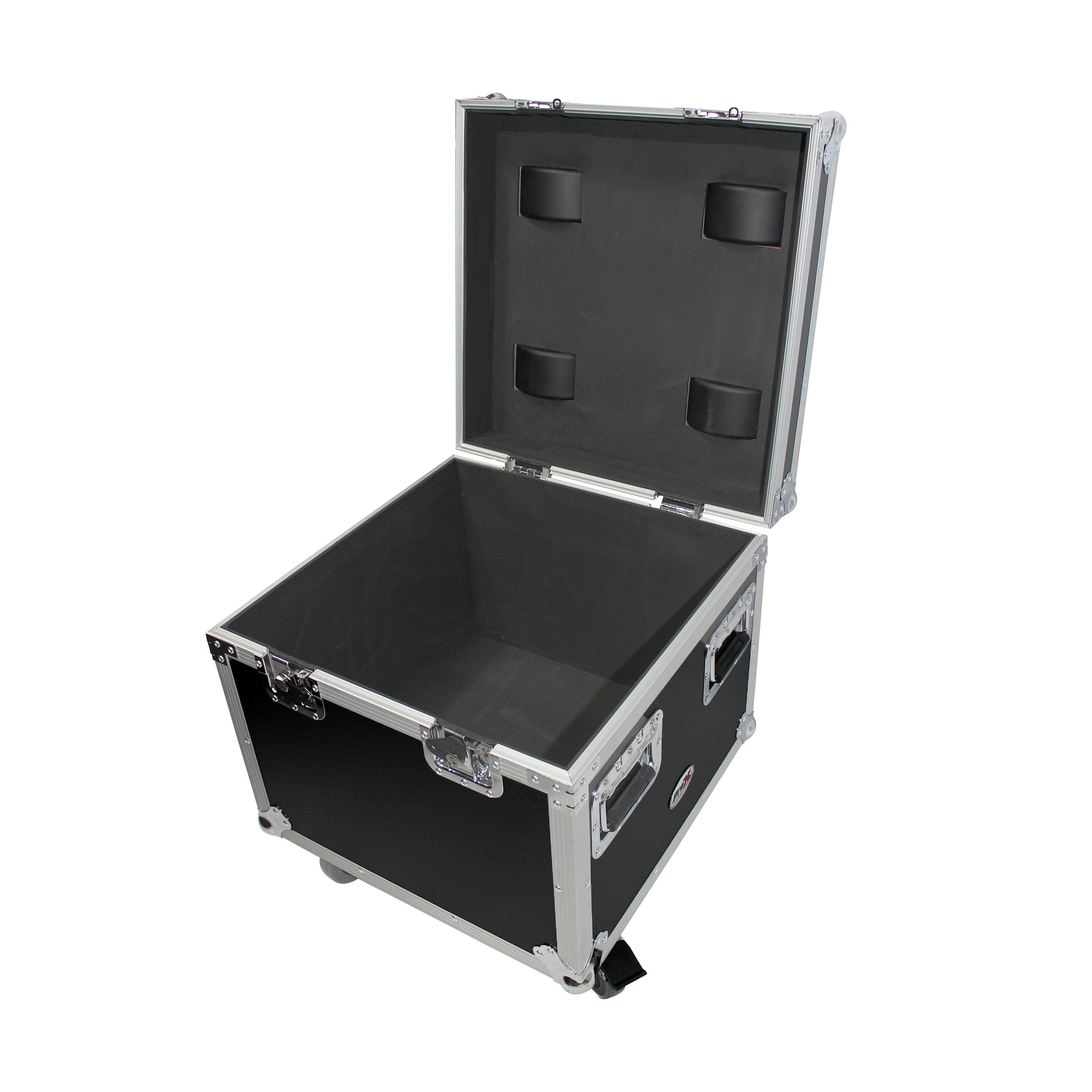 ATA Utility Flight Travel Heavy-Duty Storage Road Case with 4" in casters – 20"x20"x17" Exterior