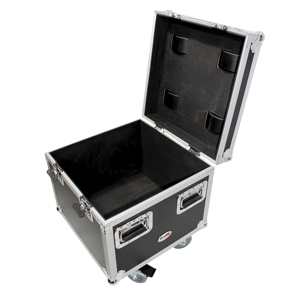 ATA Utility Flight Travel Heavy-Duty Storage Road Case with 4" in casters – 20"x20"x17" Exterior