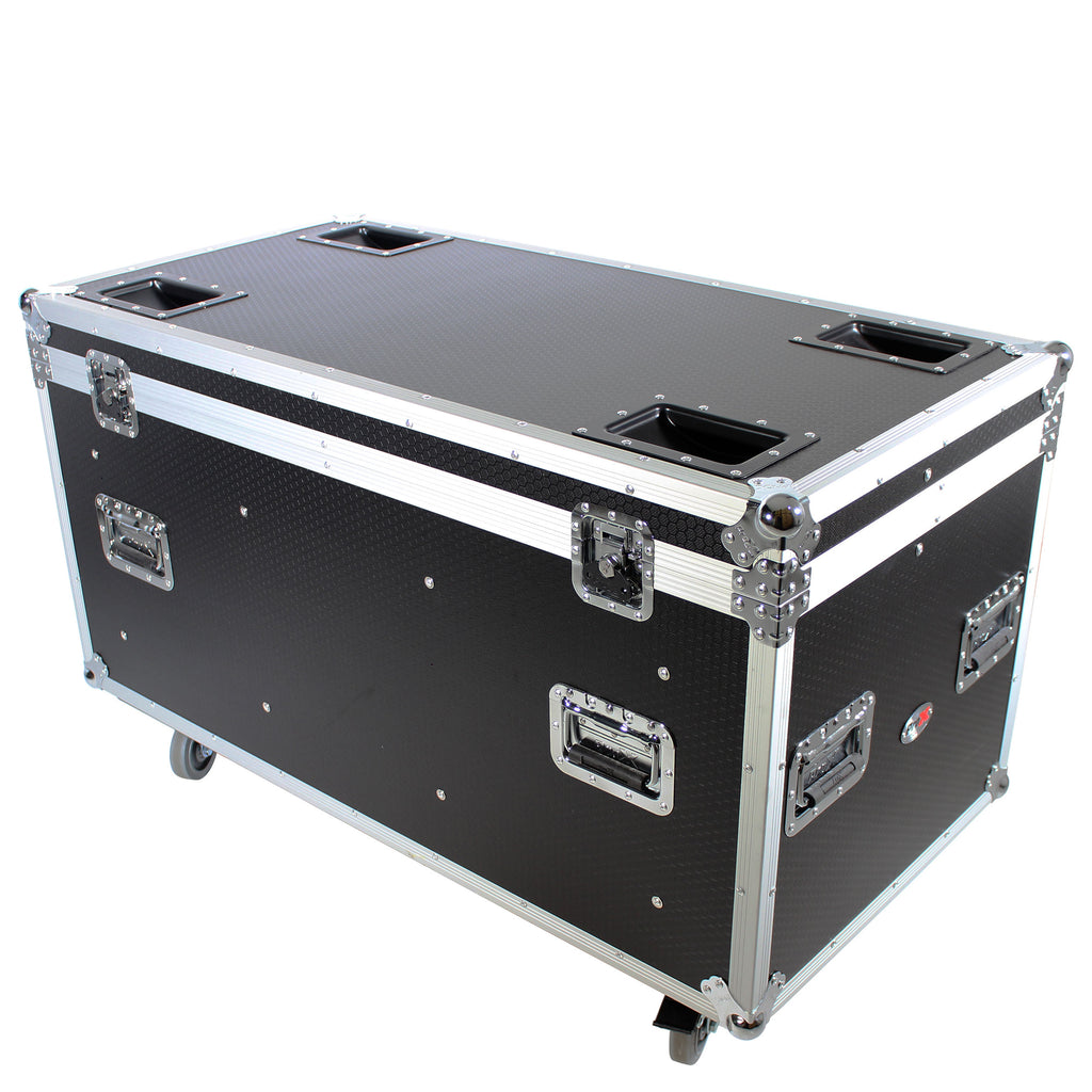 ATA Utility Flight Travel Heavy-Duty Storage Road Case with 4" in casters – 47.2"x23.6"x23.6" Exterior
