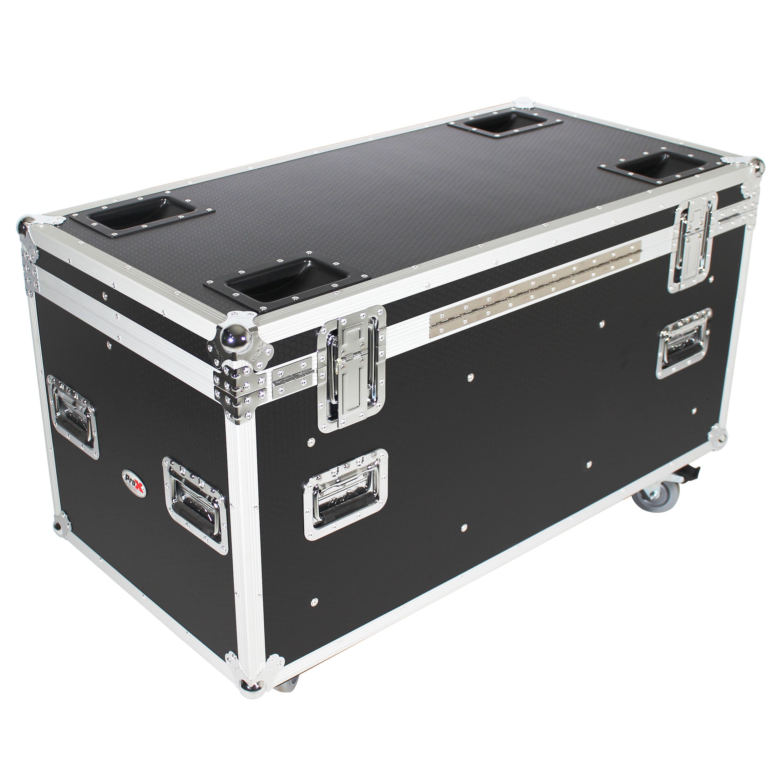 ATA Utility Flight Travel Heavy-Duty Storage Road Case with 4" in casters – 47.2"x23.6"x23.6" Exterior