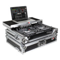 Universal Flight Style Road Case for Medium Sized DJ Controllers with Sliding Laptop Shelf