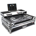 Universal Flight Style Road Case for Large Sized DJ Controllers with Sliding Laptop Shelf