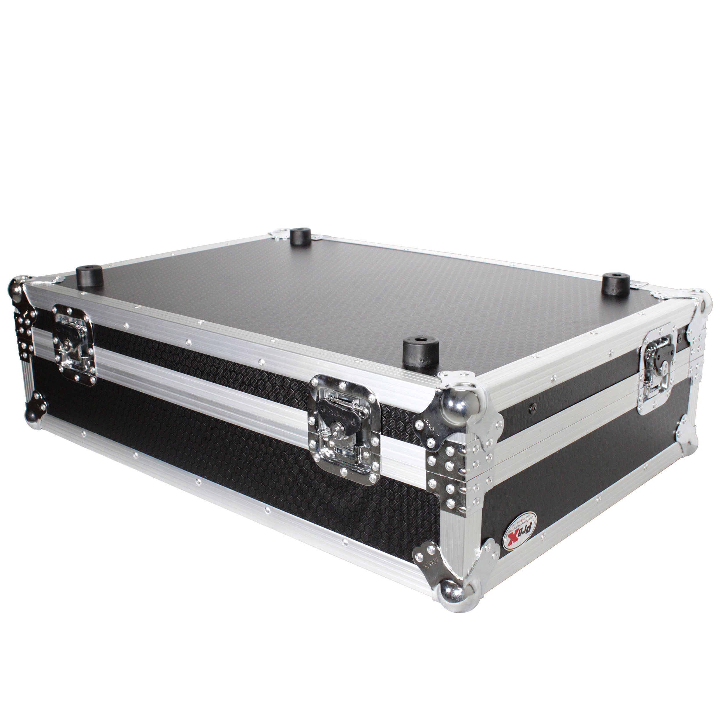 Universal Flight Style Road Case for Large Sized DJ Controllers with Sliding Laptop Shelf