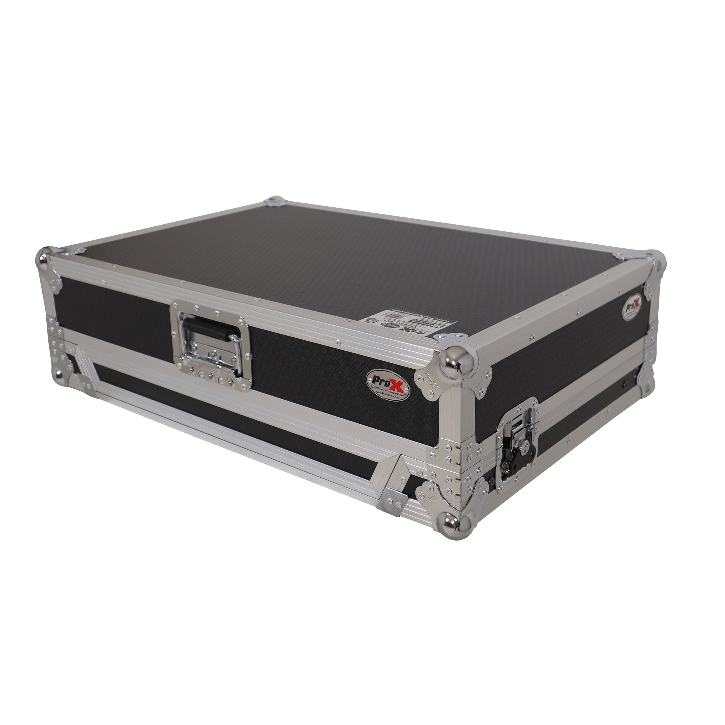 Universal Flight Style Road Case for Large Sized DJ Controllers with Sliding Laptop Shelf