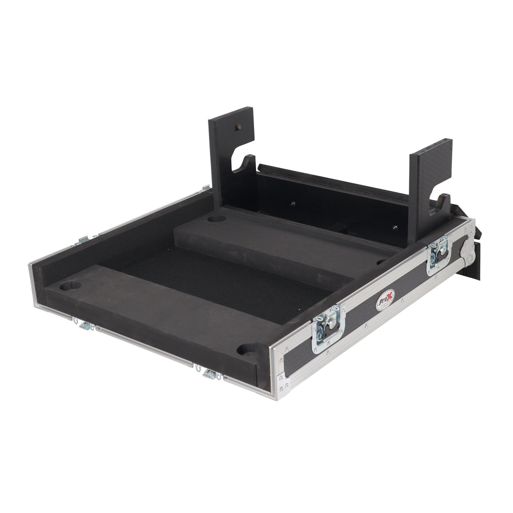 ATA Digital Audio Mixer Flight Case for Waves eMotion LV1 Classic Console with Doghouse compartment and 4x Caster wheels