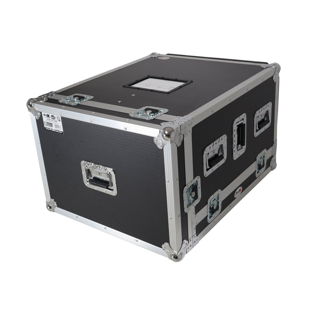 ATA Digital Audio Mixer Flight Case for Waves eMotion LV1 Classic Console with Doghouse compartment and 4x Caster wheels