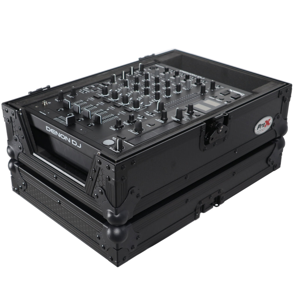 Flight Case for Pioneer CDJ-3000 DJS-1000 Denon SC6000 PRIME Large Format CD-Media Player Black on Black