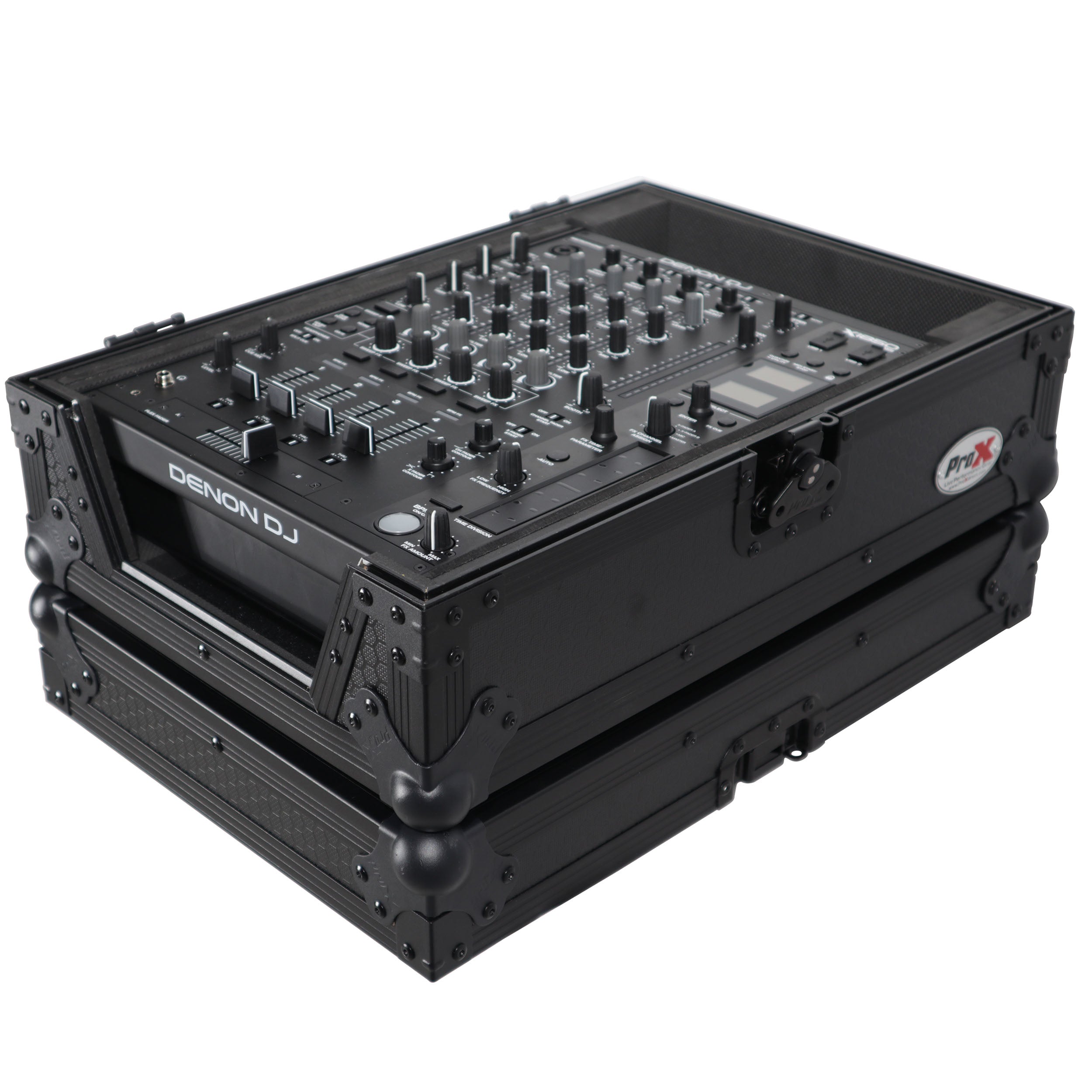 Flight Case for Pioneer CDJ-3000 DJS-1000 Denon SC6000 PRIME Large Format CD-Media Player Black on Black