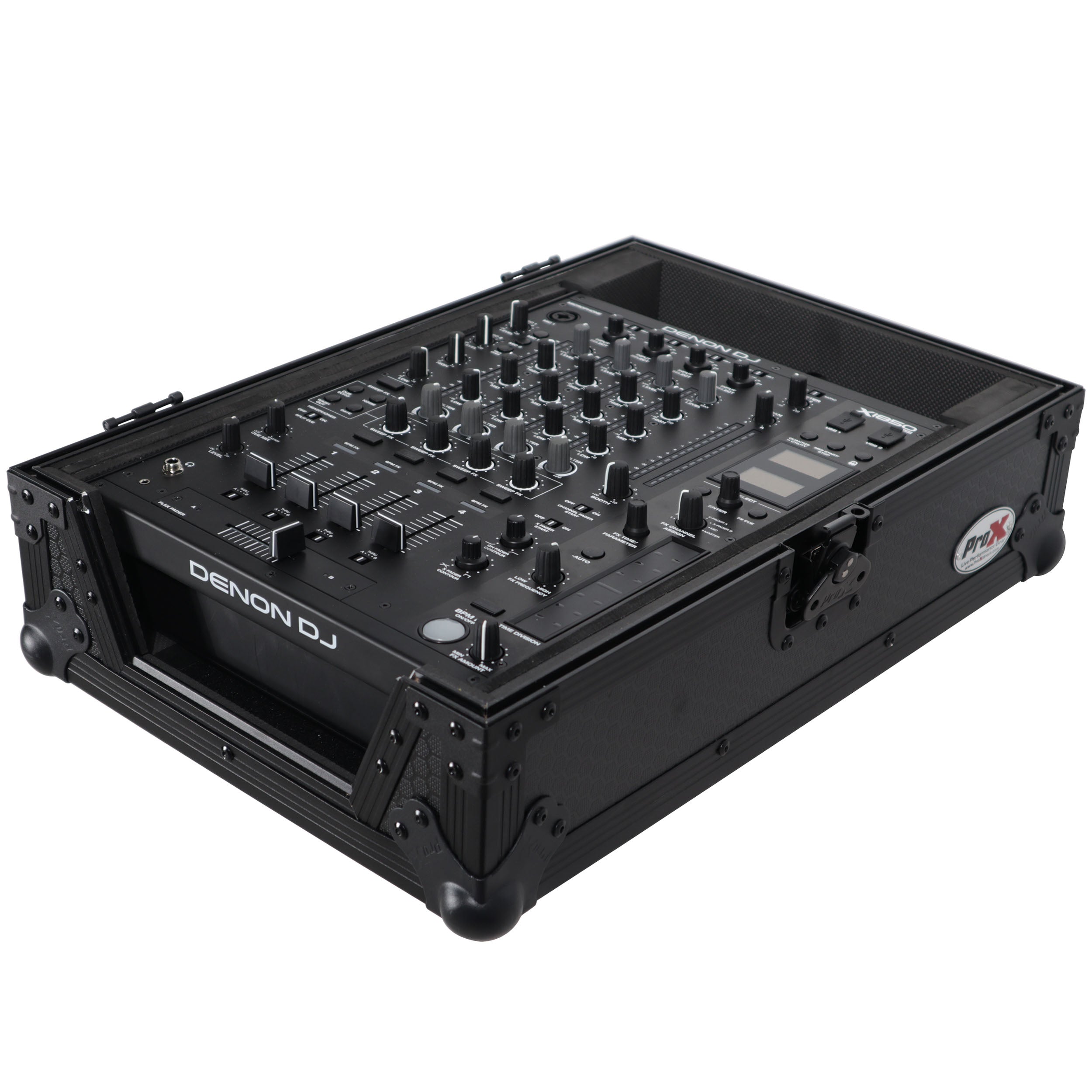 Flight Case for Pioneer CDJ-3000 DJS-1000 Denon SC6000 PRIME Large Format CD-Media Player Black on Black