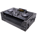 ATA Flight Case ATA Flight Case For Pioneer XDJ-RX3 DDJ-REV5 DJ Controller with 1U Rack Space and Wheels - Black