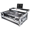 ATA Flight Case For Pioneer XDJ-XZ DJ Controller with Laptop Shelf 1U Rack Space and Wheels