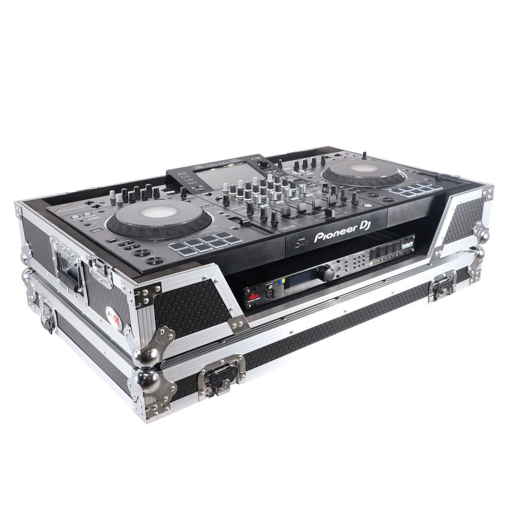 ATA Flight Case For Pioneer XDJ-XZ DJ Controller with 1U Rack Space and Wheels