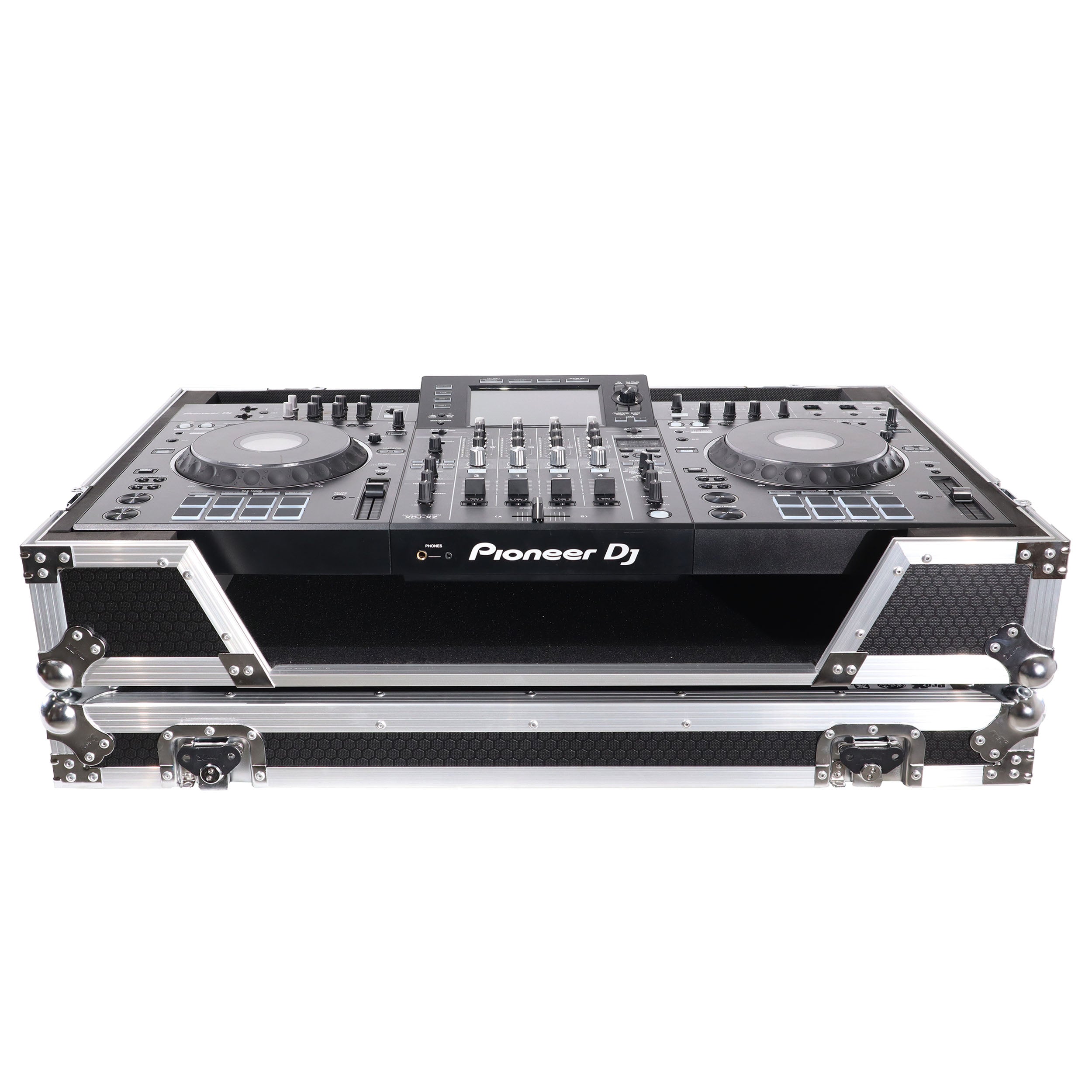 ATA Flight Case For Pioneer XDJ-XZ DJ Controller with 1U Rack Space and Wheels