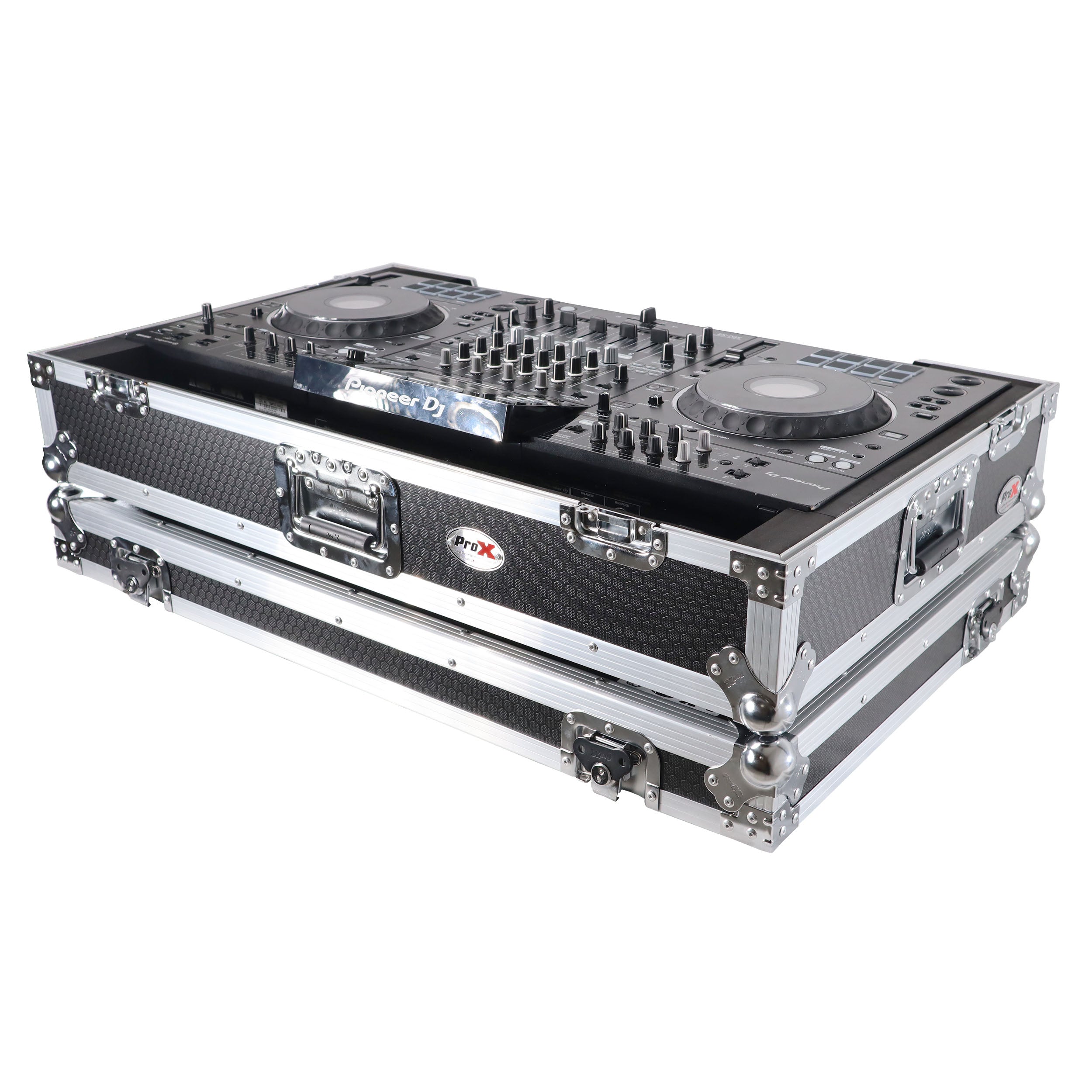ATA Flight Case For Pioneer XDJ-XZ DJ Controller with 1U Rack Space and Wheels