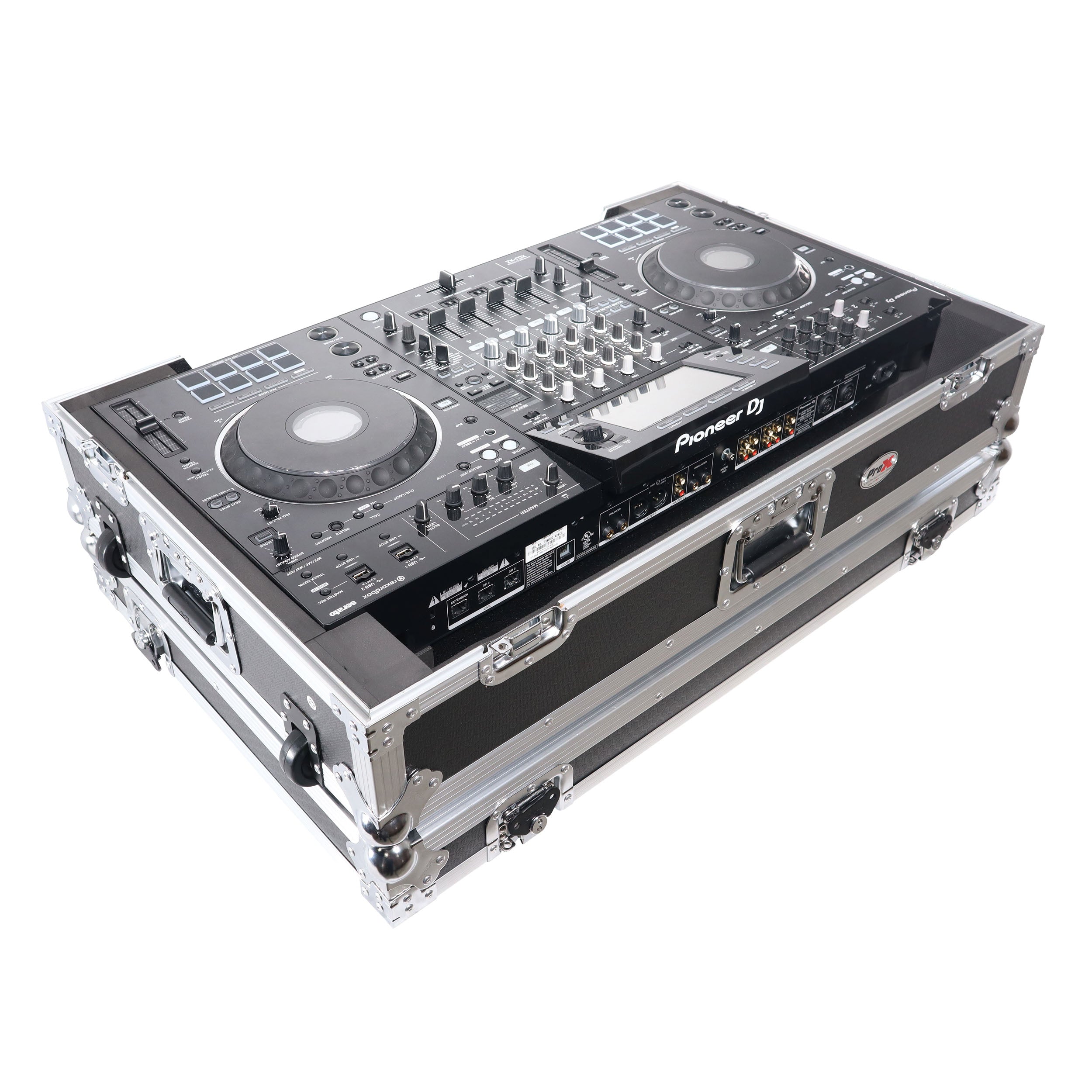 ATA Flight Case For Pioneer XDJ-XZ DJ Controller with 1U Rack Space and Wheels