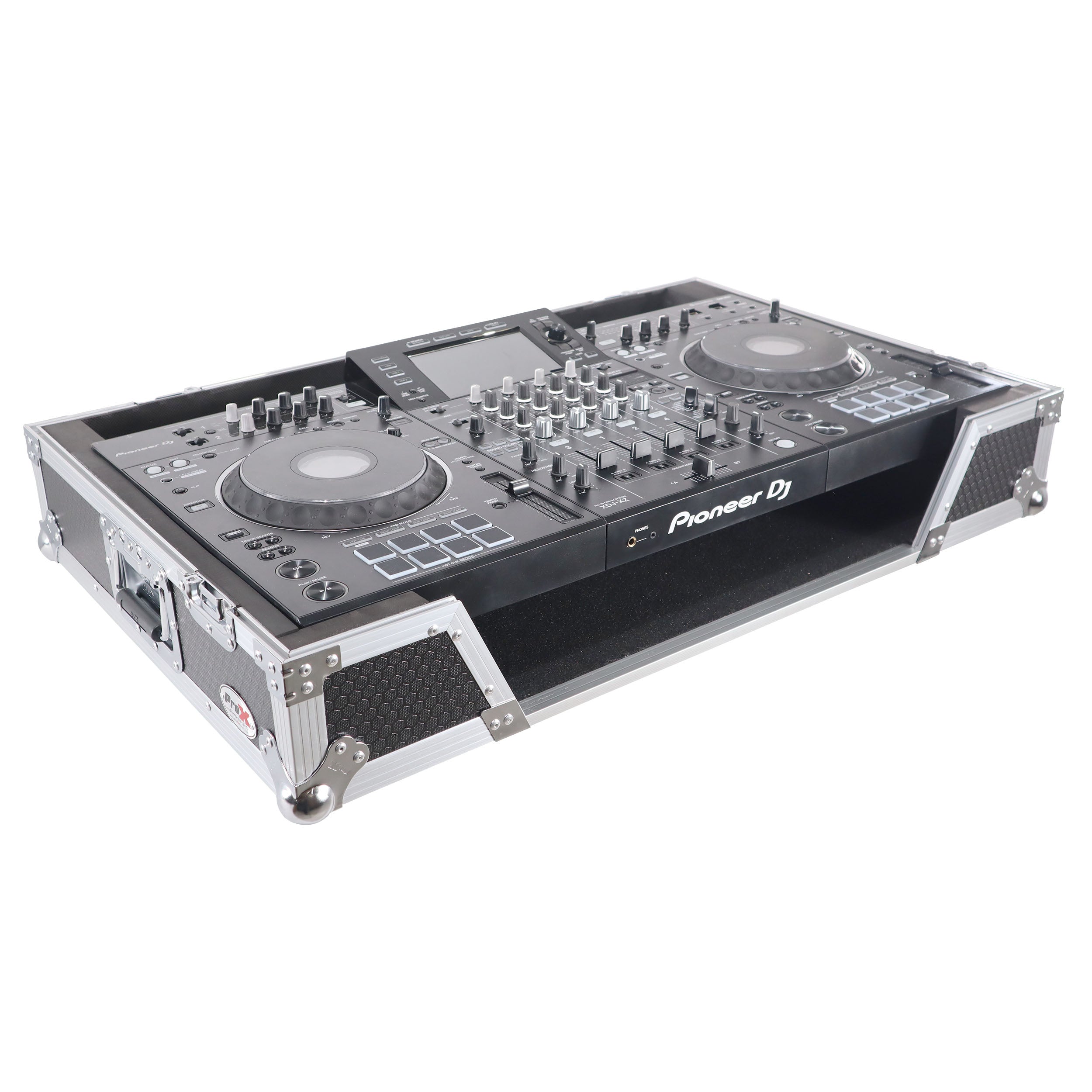 ATA Flight Case For Pioneer XDJ-XZ DJ Controller with 1U Rack Space and Wheels