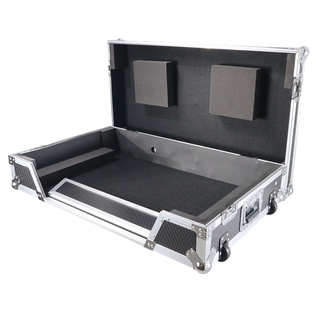 ATA Flight Case For Pioneer XDJ-XZ DJ Controller with 1U Rack Space and Wheels