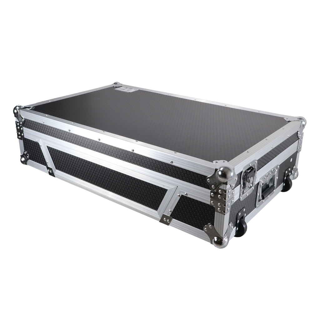 ATA Flight Case For Pioneer XDJ-XZ DJ Controller with 1U Rack Space and Wheels