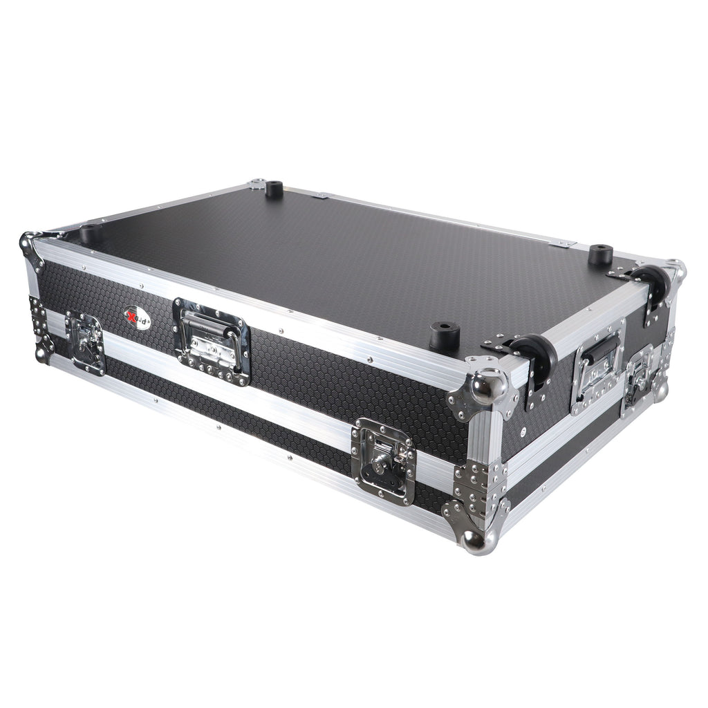 ATA Flight Case For Pioneer XDJ-XZ DJ Controller with 1U Rack Space and Wheels
