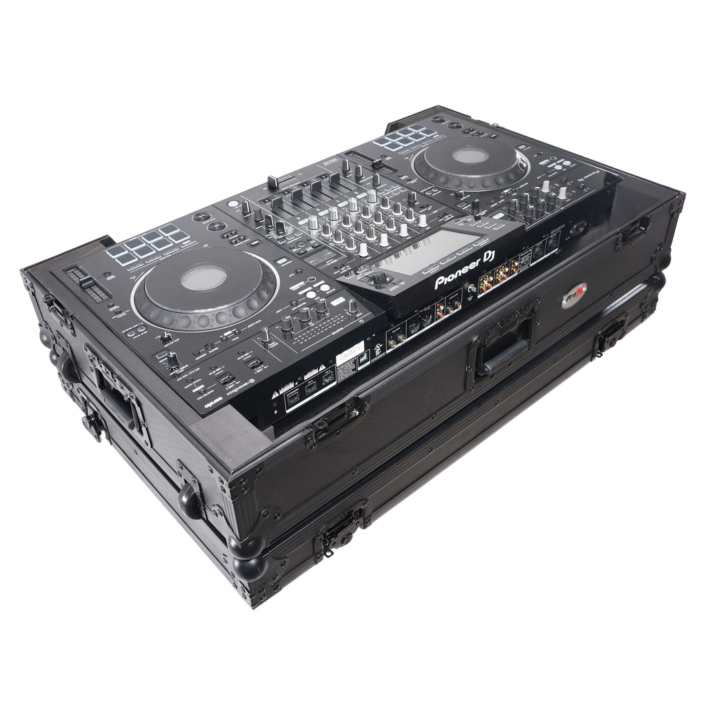 ATA Flight Case For Pioneer XDJ-XZ DJ Controller with 1U Rack Space and Wheels - Black