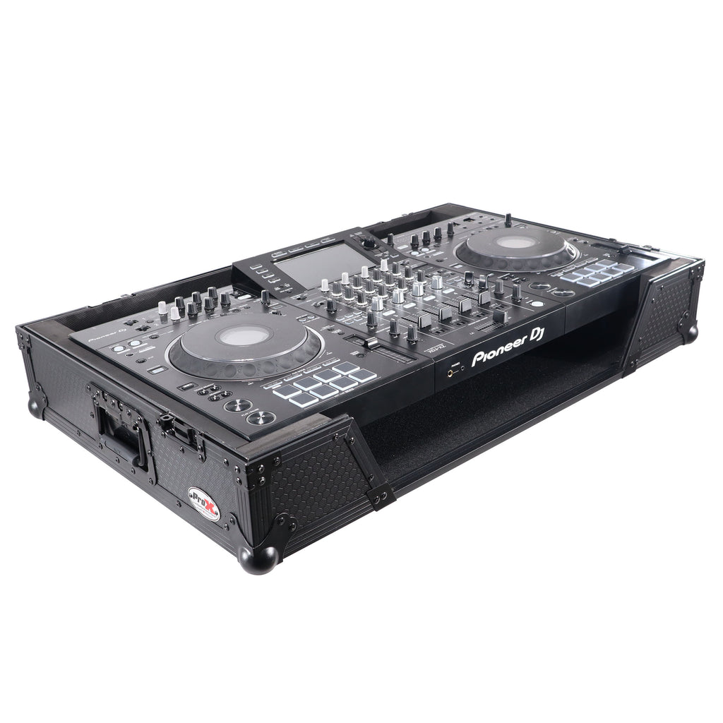 ATA Flight Case For Pioneer XDJ-XZ DJ Controller with 1U Rack Space and Wheels - Black
