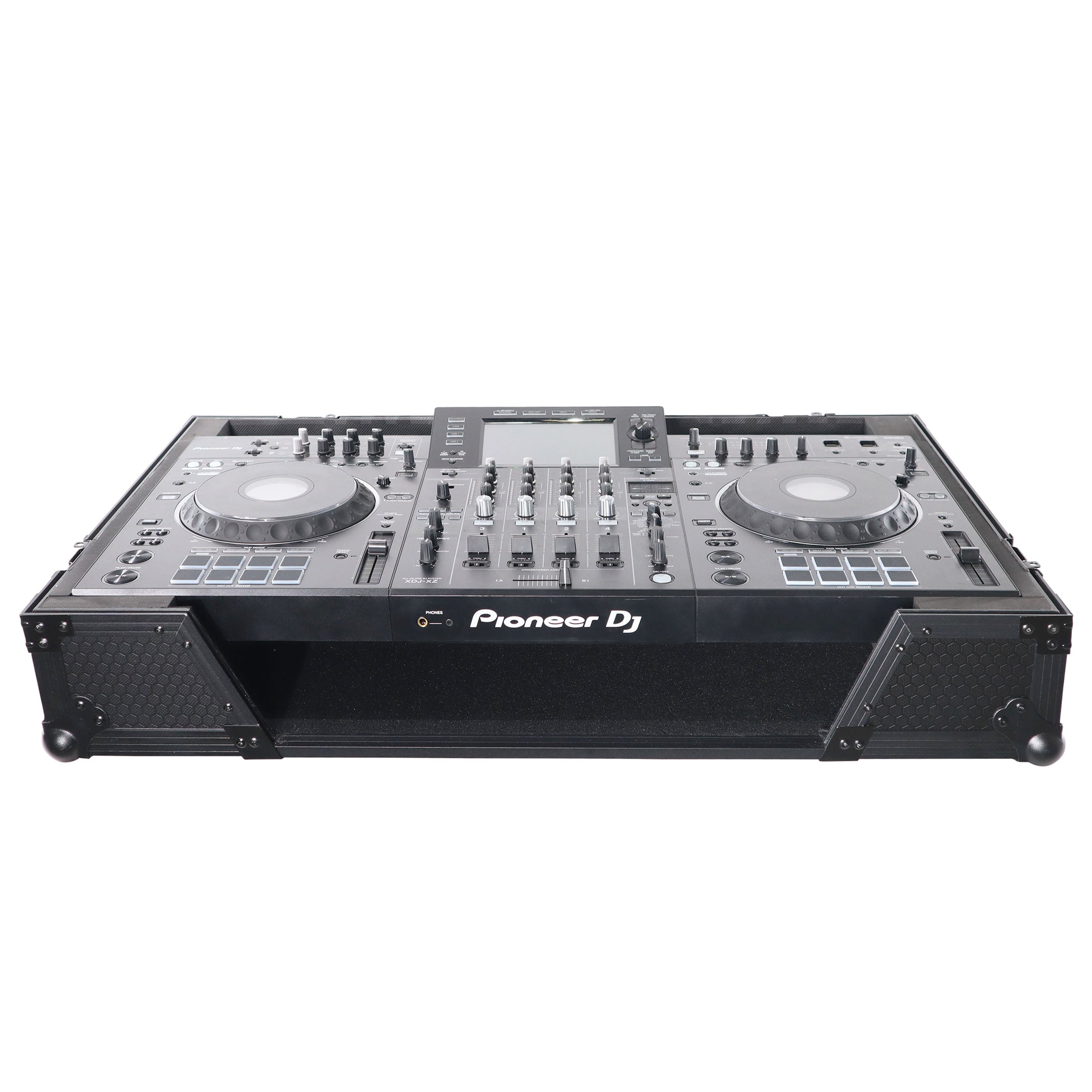 ATA Flight Case For Pioneer XDJ-XZ DJ Controller with 1U Rack Space and Wheels - Black