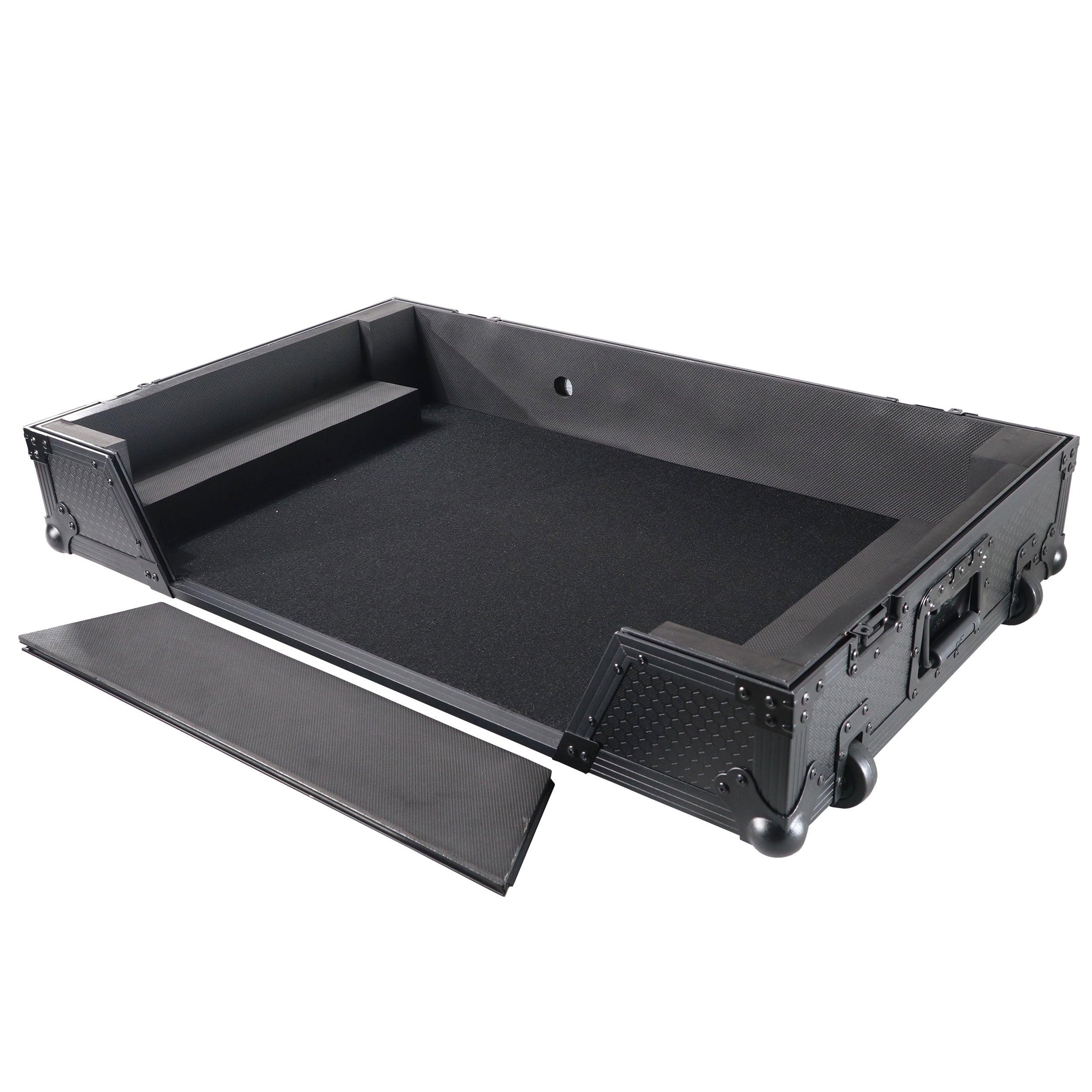 ATA Flight Case For Pioneer XDJ-XZ DJ Controller with 1U Rack Space and Wheels - Black