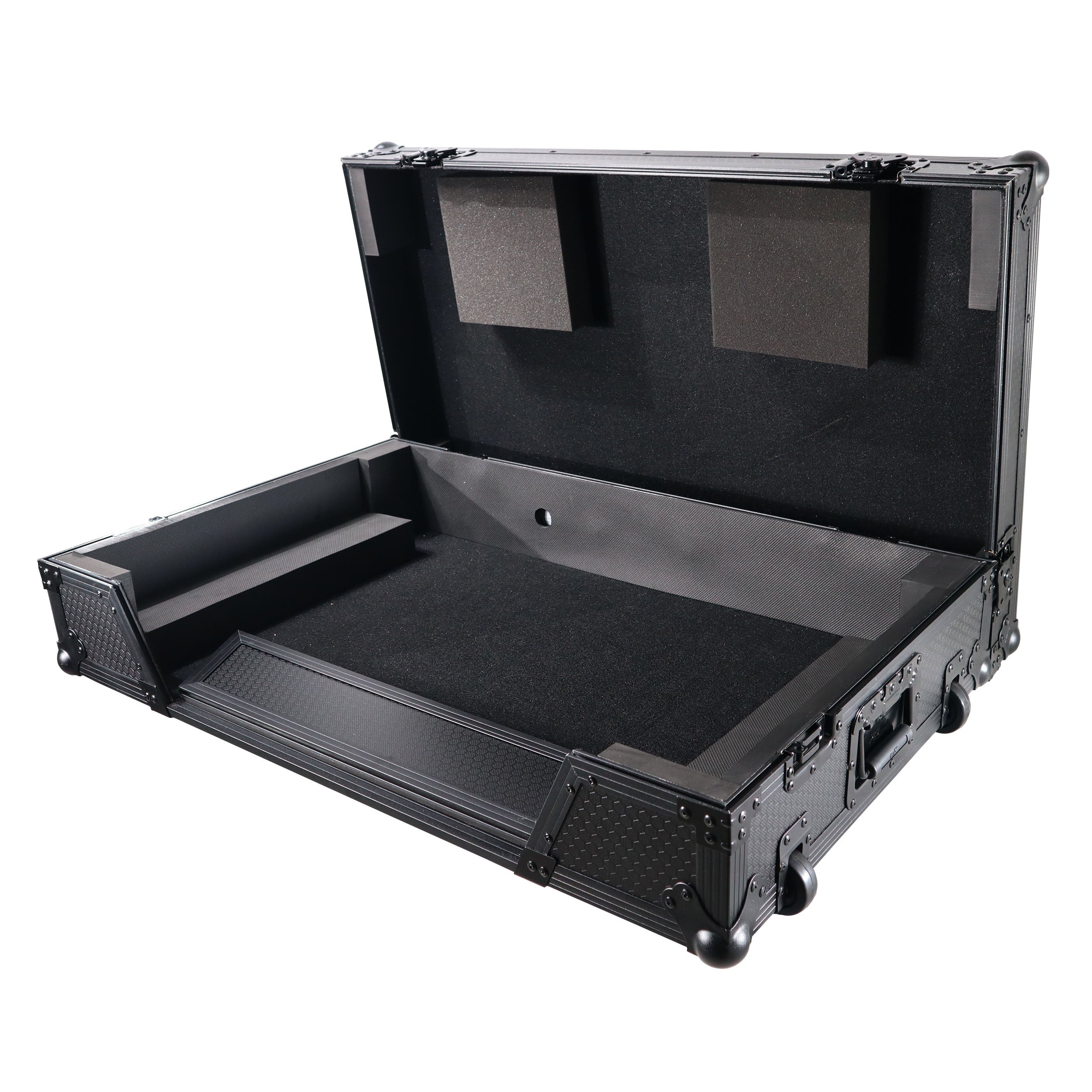 ATA Flight Case For Pioneer XDJ-XZ DJ Controller with 1U Rack Space and Wheels - Black