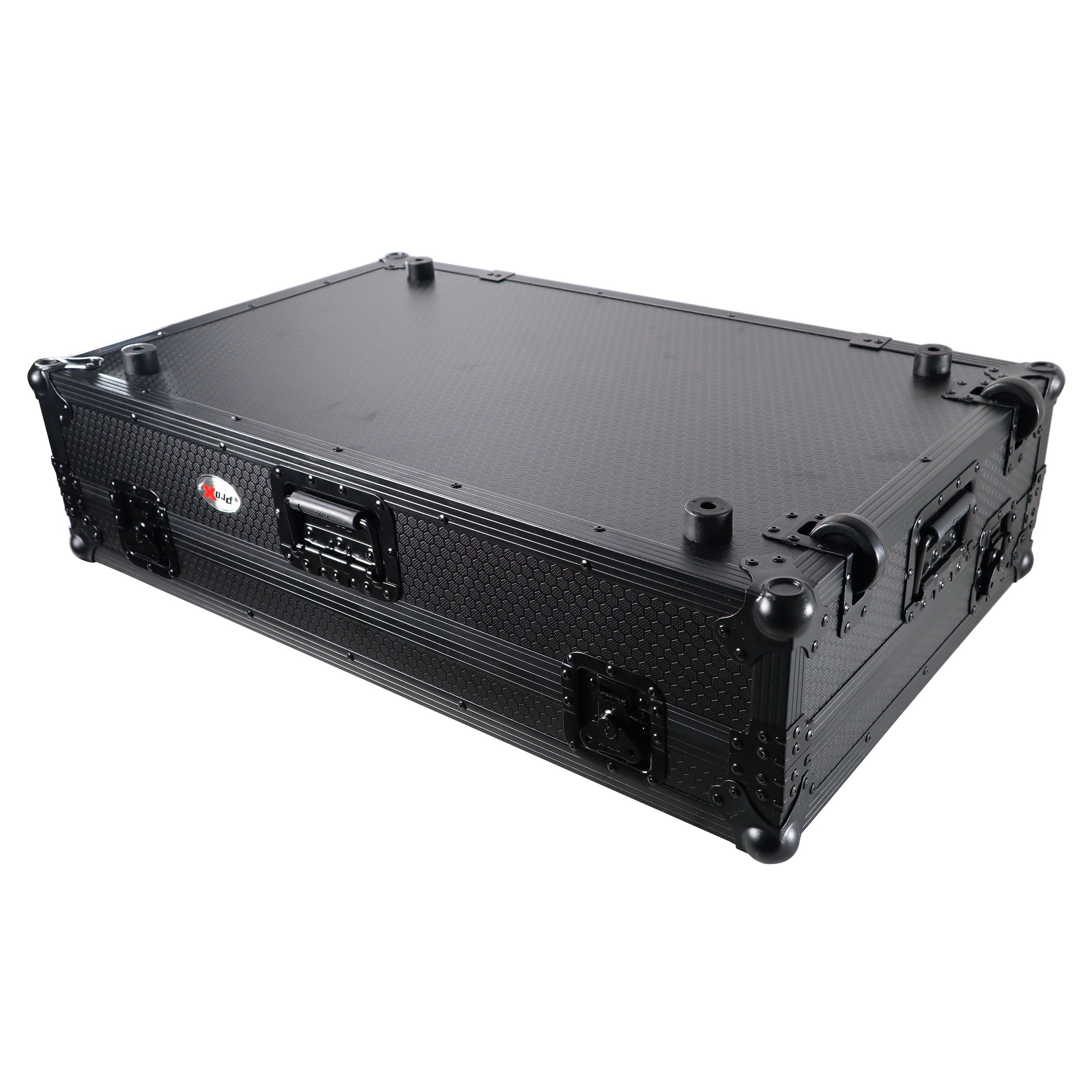 ATA Flight Case For Pioneer XDJ-XZ DJ Controller with 1U Rack Space and Wheels - Black