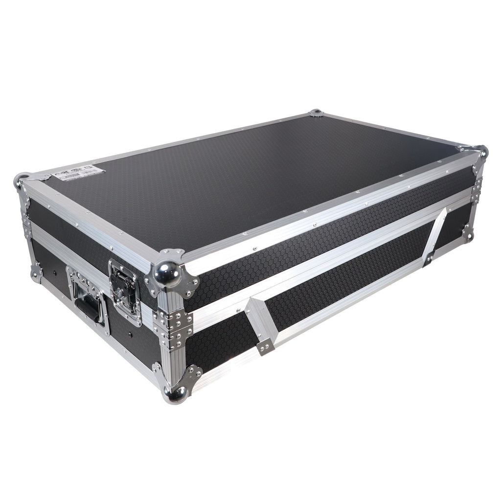 ATA Flight Case For Pioneer XDJ-XZ DJ Controller with Laptop Shelf 1U Rack Space and Wheels