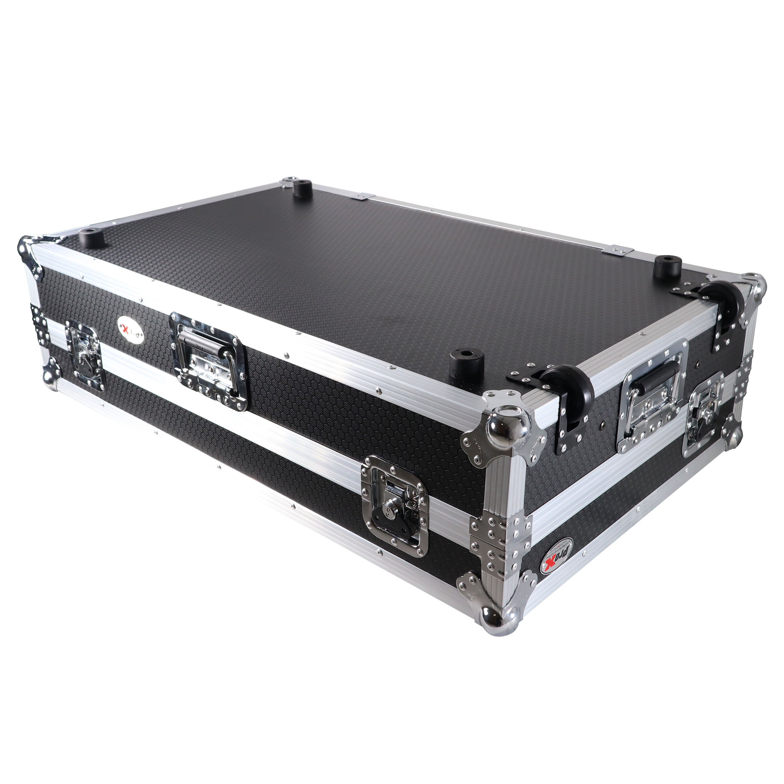 ATA Flight Case For Pioneer XDJ-XZ DJ Controller with Laptop Shelf 1U Rack Space and Wheels