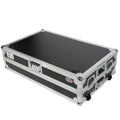 Z-Table Jr Folding DJ Table Mobile Workstation Flight Case Style with Handles and Wheels