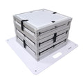 Lumo Stage Acrylic Pillar 6' Column Cube Section Display Pedestal and Base for LED DJ Stage Lighting Dance Floor