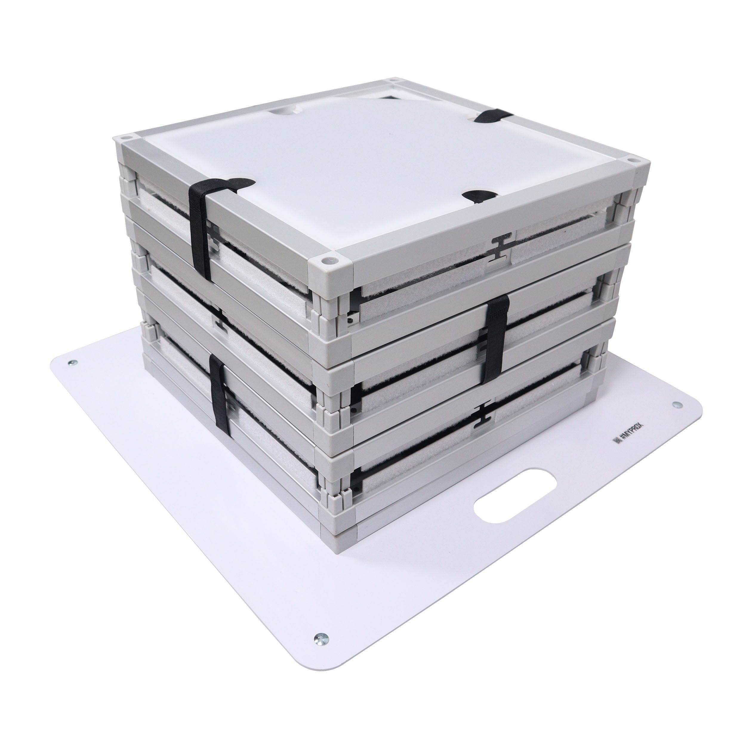 Lumo Stage Acrylic Pillar 6' Column Cube Section Display Pedestal and Base for LED DJ Stage Lighting Dance Floor