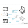 Flight Case, 2x Verlinde Stagemaker D8+ SR1 250kg by Santosom