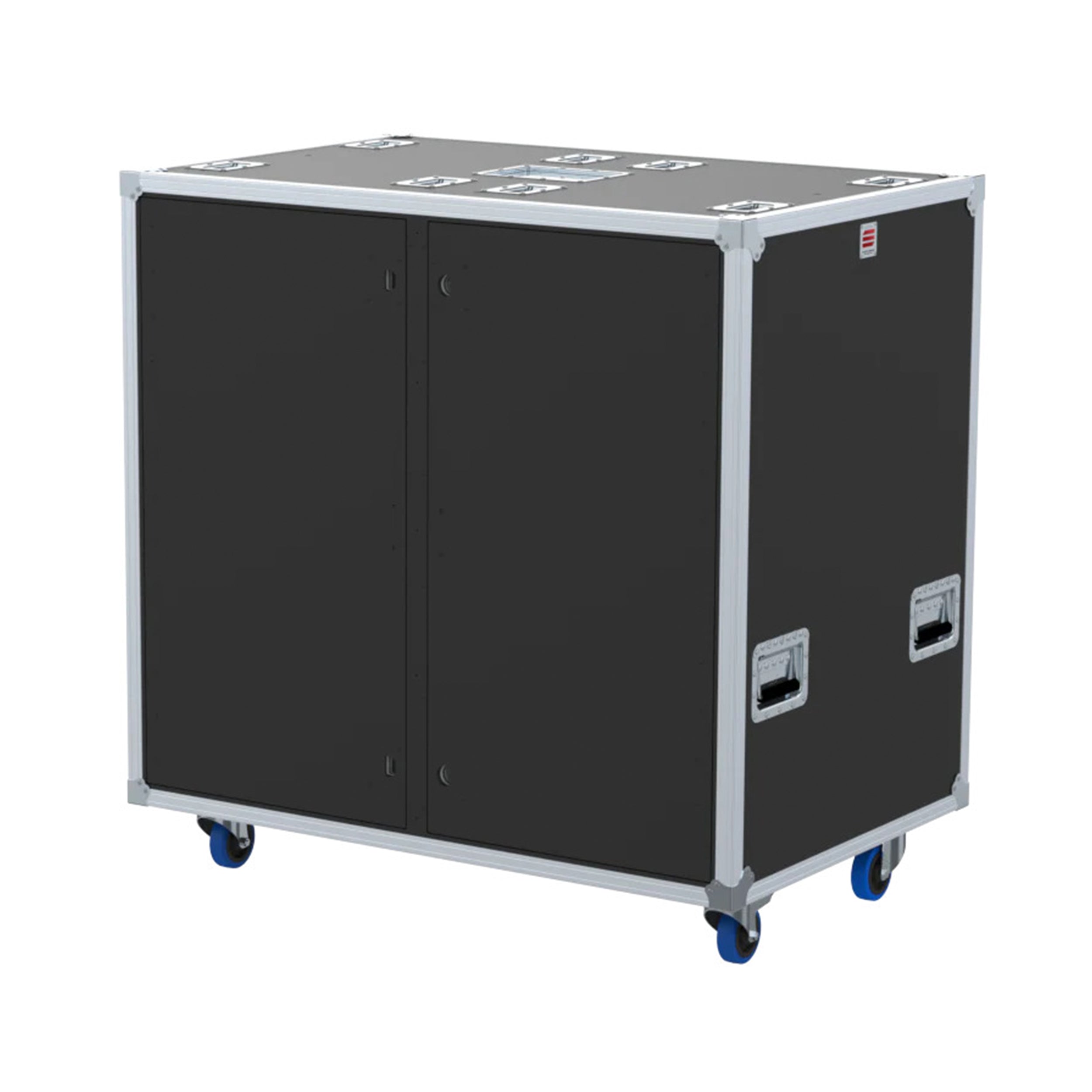 2x22U Rack Double Sliding Slam Door Rack Case 22" deep by Santosom