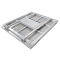4FT Heavy-duty Aluminum Ventilated Crowd Barrier Barricade and Base