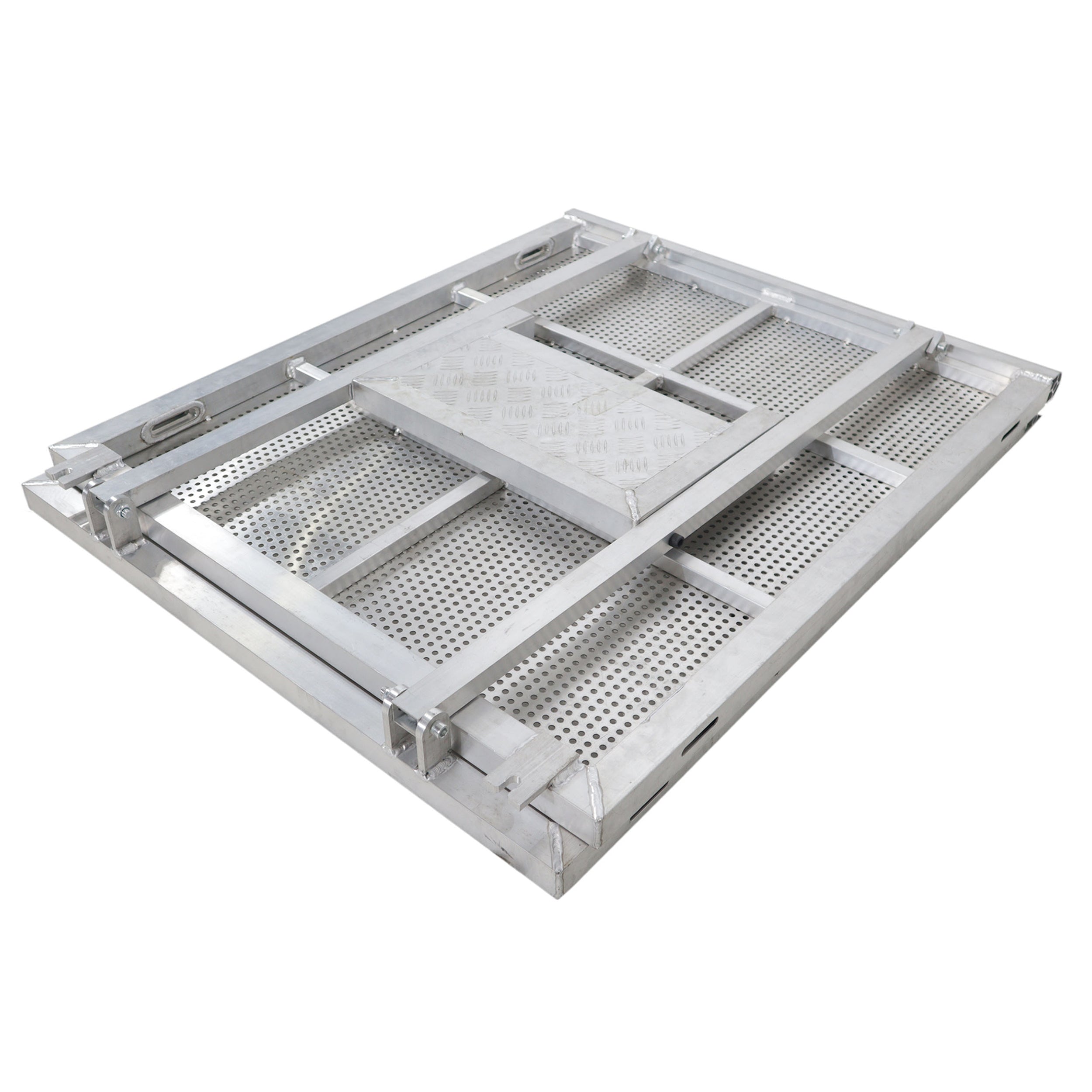 4FT Heavy-duty Aluminum Ventilated Crowd Barrier Barricade and Base