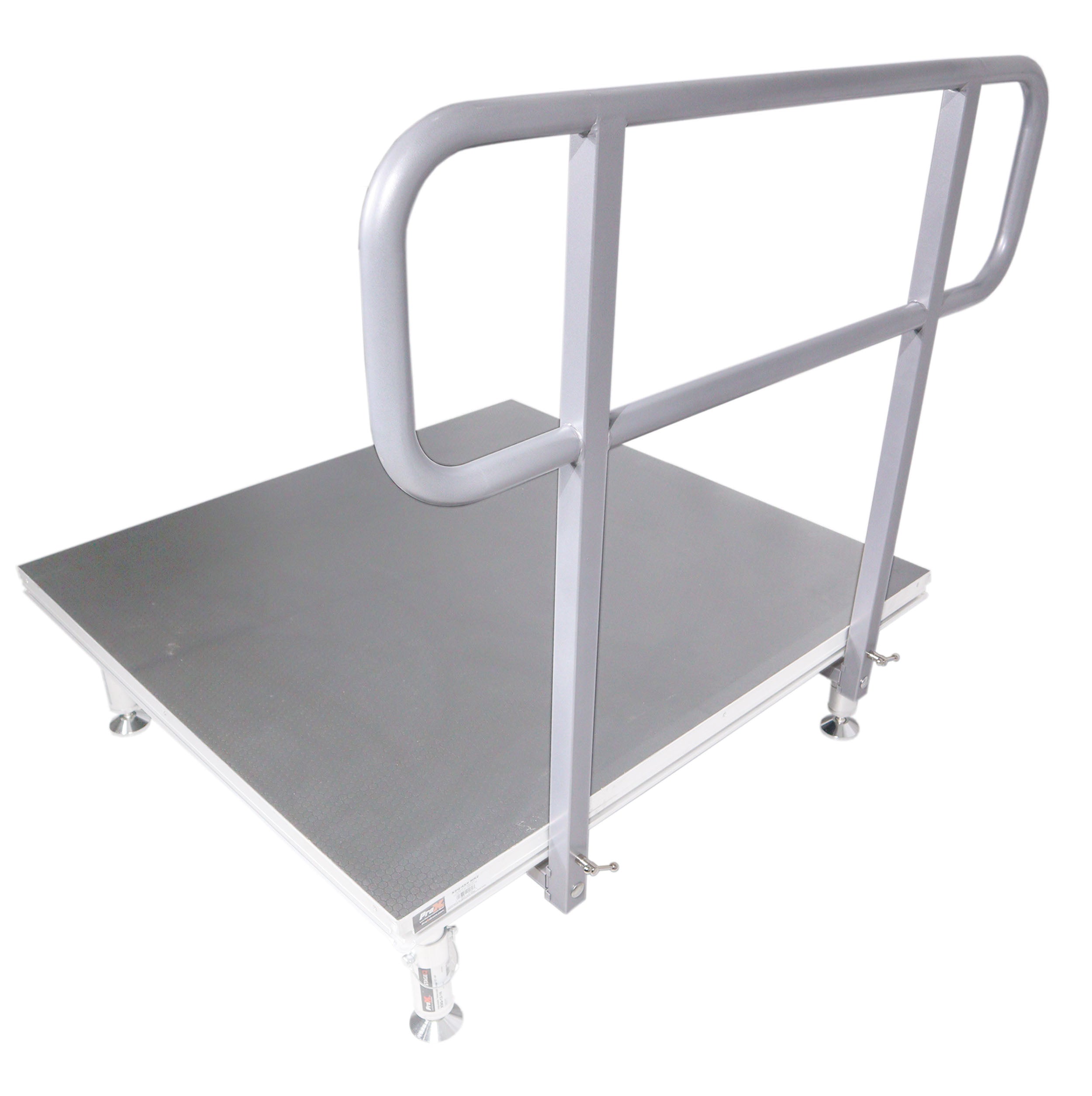 2PCS 4 FT Professional Single Guard Rail for StageQ Portable Stage Platform