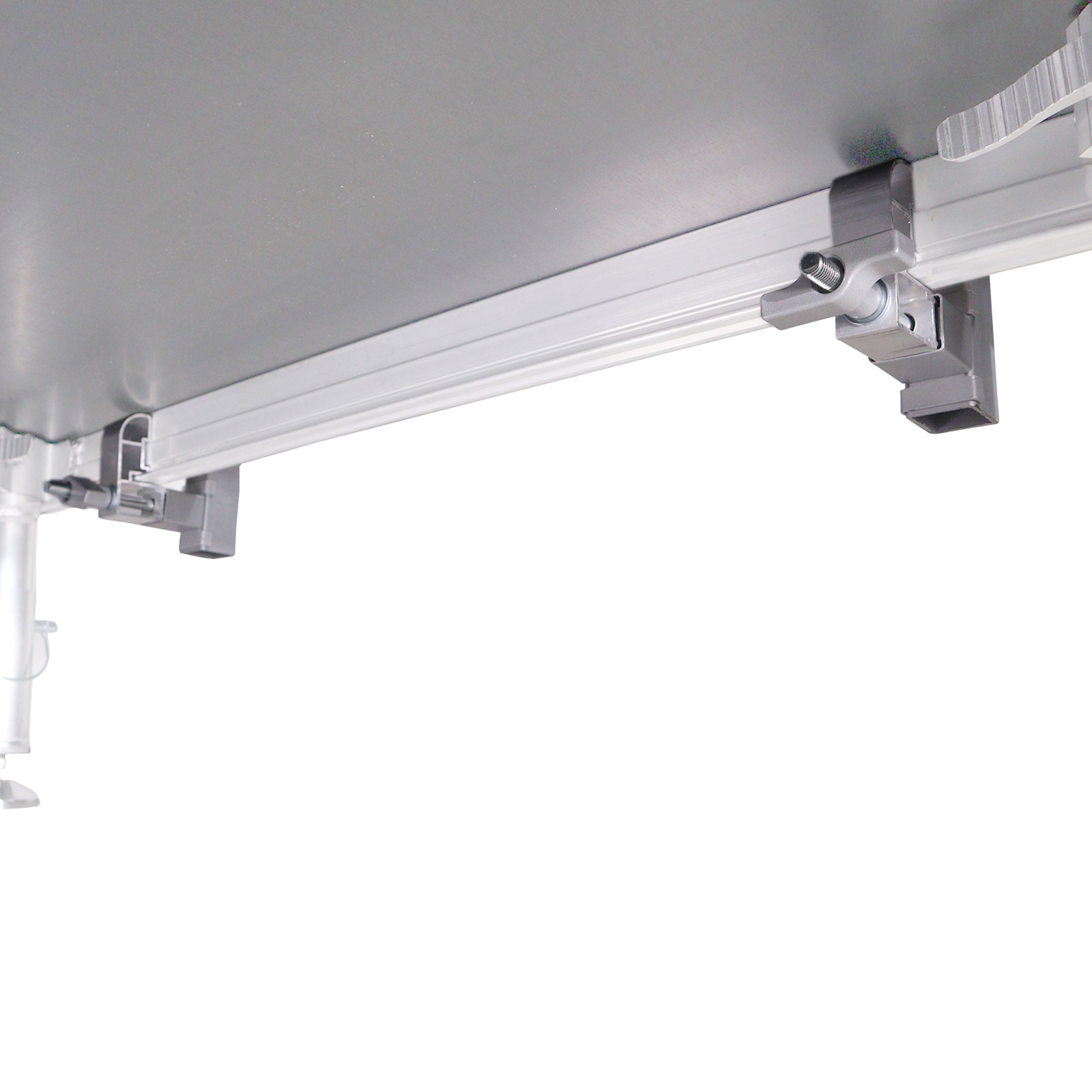 2PCS 4 FT Professional Single Guard Rail for StageQ Portable Stage Platform