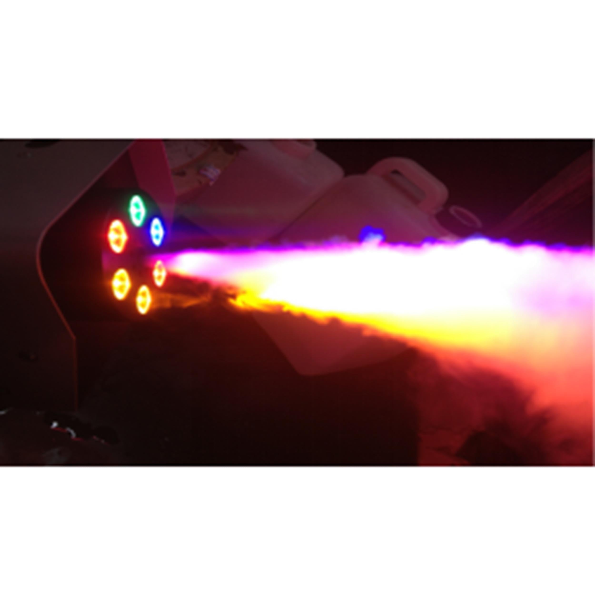 TWISTER Fog Machine 1220 Watt Water Based w RGBA LED