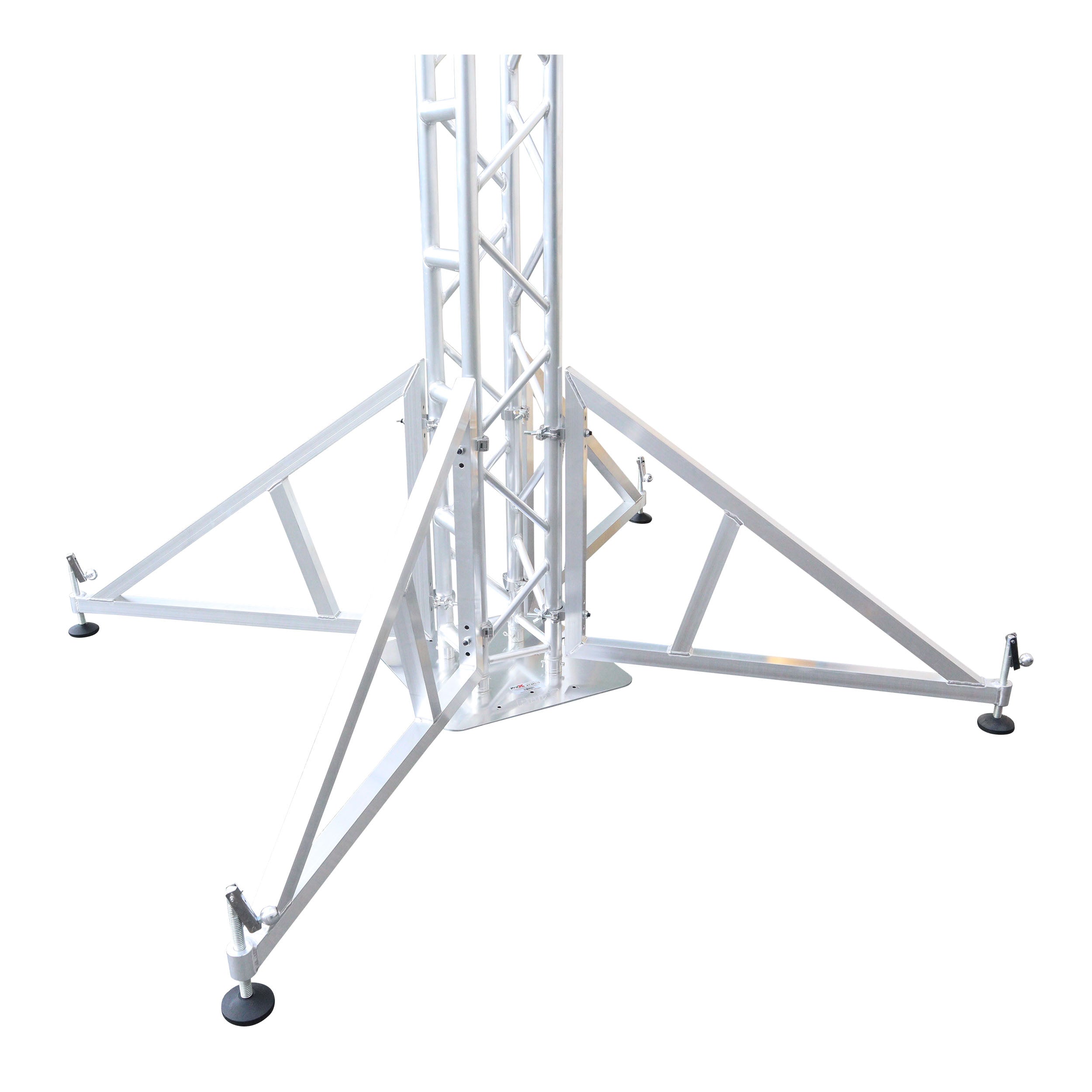 Pair of Vertical truss towers outrigger Leg Stabilizers with 2 clamps for F34 and 12" Bolted Truss 2" Pipe Diameter