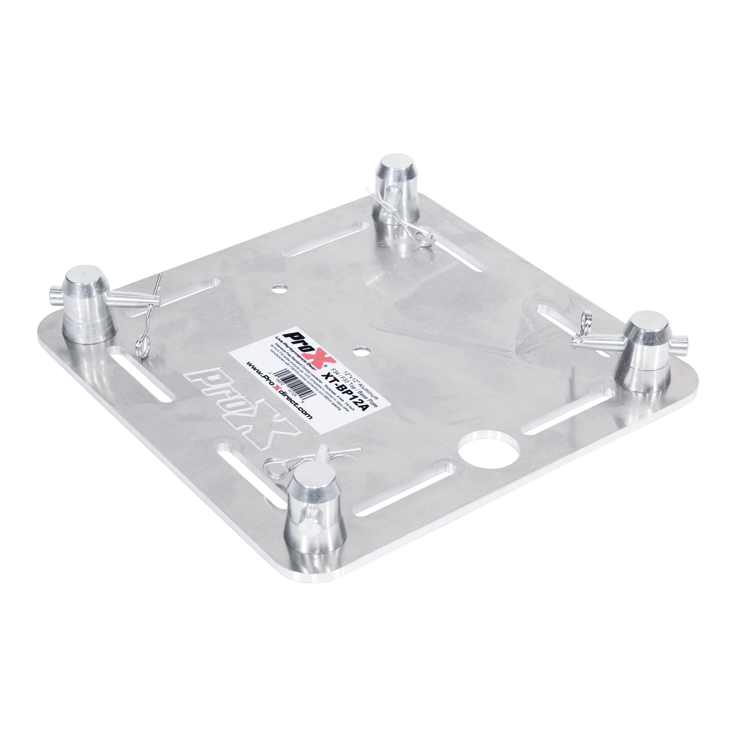 Pair of 12" Aluminum 6mm Truss Top Plate for F34 F32 F31 Conical Square Truss with Connectors