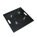 24" Steel 10mm Truss Base Plate for F34 F32 F31 Conical Square Truss with Connectors Black Finish