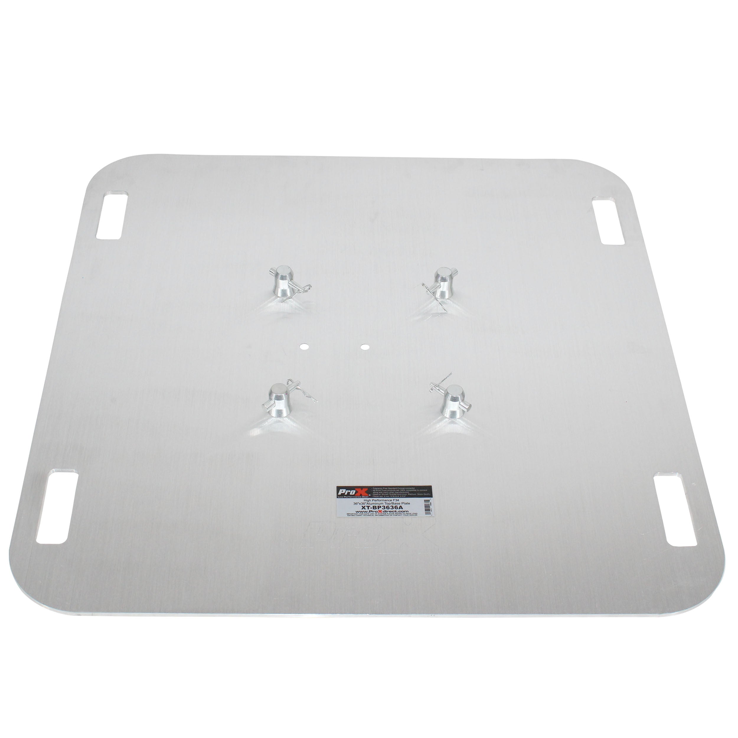 36" Aluminum 8mm Truss Base Plate for F34 F32 F31 Conical Square Truss with Connectors