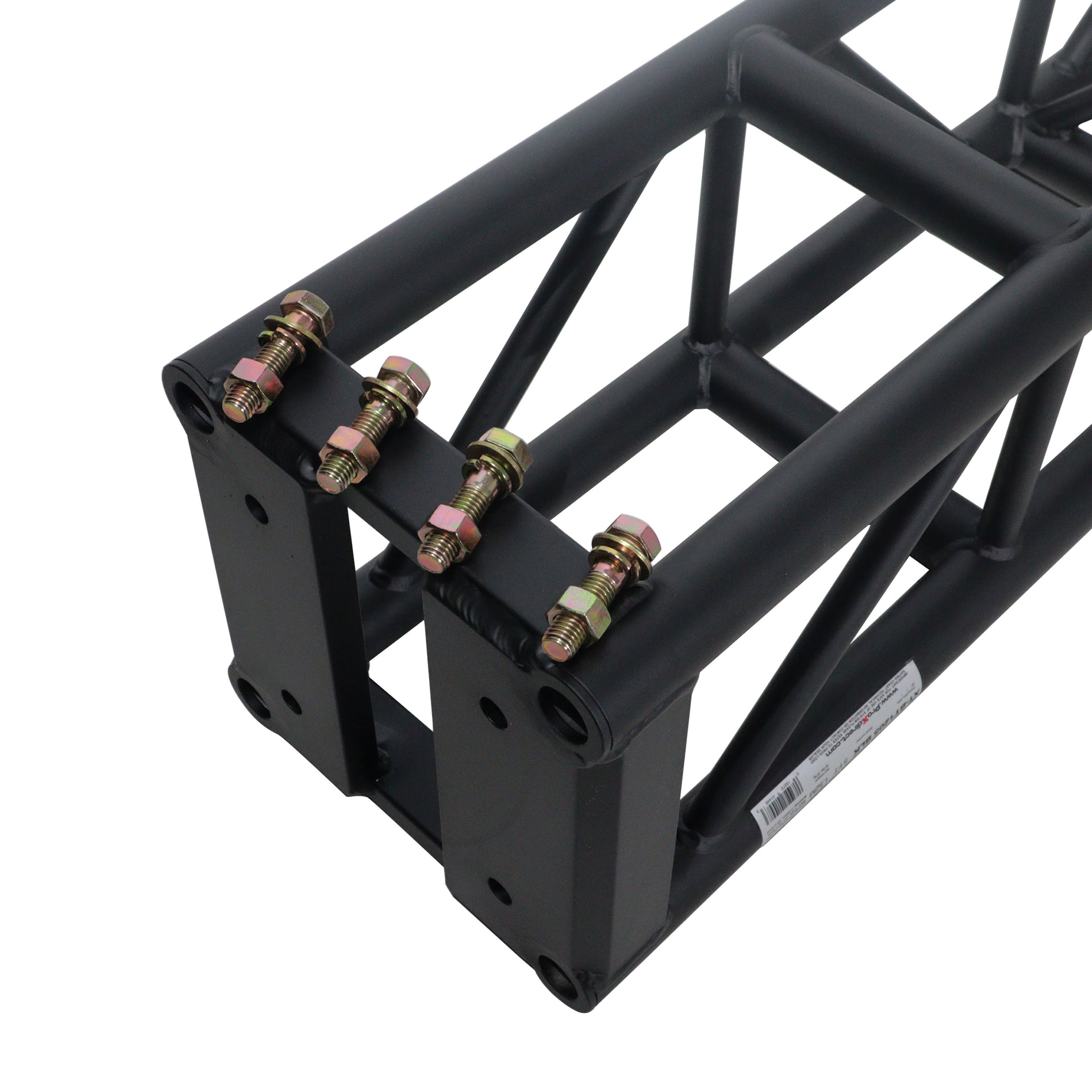 2 Ft. BoltX Black Bolted 12 Inch Professional Box Truss Segment | 3mm Wall – Black Finish