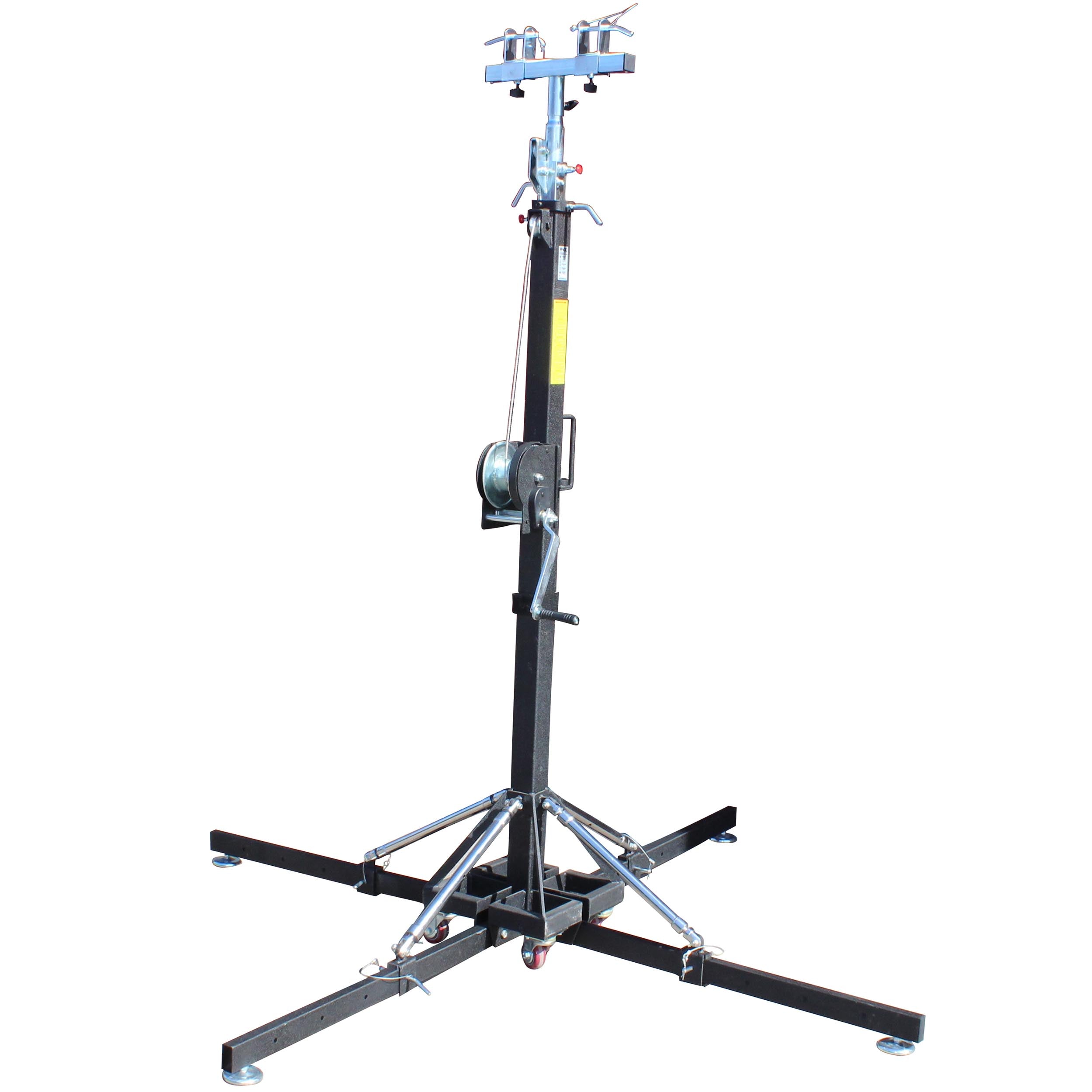 18 Ft. Lighting Crank Truss Stand 330 Lbs.Capacity Includes T-Adapter Truss Mount